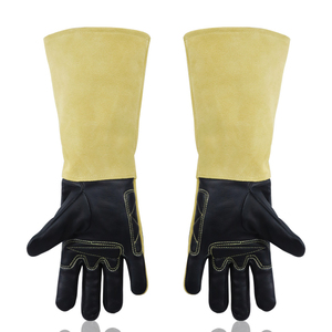 Guantes de Seguridad de Cuero, Protección Térmica hasta la Muñeca, Ecológicos, para Uso Diario en Exteriores, Invierno, Estilo Sencillo, Sin Forro, Material de Piel de Vaca - Product Image 3