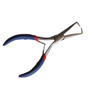 Pince à extensions capillaires en acier inoxydable durable pour le sertissage de micro-anneaux et le réglage délicat des perles - Product Image 2