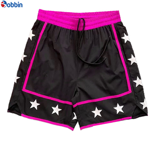 Shorts pour hommes personnalisés, best-sellers, pas chers, patchwork, impression sérigraphique, polyester, pour la course à pied, le basketball, l'entraînement, respirants, pour la salle de sport - Product Image 5
