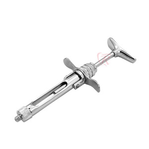 ชุดอุปกรณ์ดูดสารเคมีสำหรับทันตกรรม Rootcare Dental Surgical Manual Aspirating Syringe Steel Dentistry Anesthesia Certified CE Equipment SurgiRight Instrument - Product Image 1