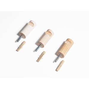 Boutons en résine et en bois à motifs variés pour tiroirs et organisateurs de placards - Product Image 2