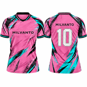 Camiseta de Fútbol Personalizada para Hombre, 100% Poliéster, 220 GSM, Uniforme de Fútbol Sublimado, Ropa Deportiva, Absorbe la Humedad, Transpirable - Product Image 6