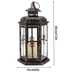 Lanterne de Noël en métal au design magnifique et moderne, durable, écologique, petite et grande, idéale pour les fêtes et les mariages, la meilleure idée de cadeau BD - Product Image 2