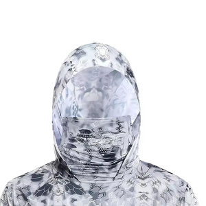 Nouveaux sweats à capuche de pêche pour hommes avec poches latérales zippées, design OEM, légers, à manches longues, séchage rapide - Product Image 6