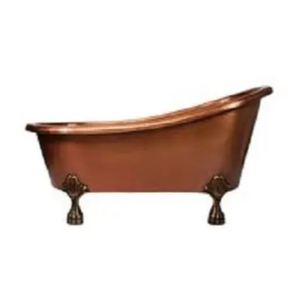 Bañera Ovalada Independiente de Cobre con Patas de Gato, Bañera Clásica de Cobre Pulido para Hogar y Hotel - Product Image 2