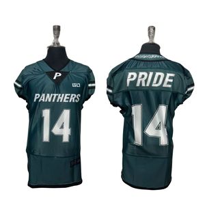 Teamwear Custom Applique American Football Uniform Set Sublimated Jersey Pants <b>Gloves</b> Bag Men's Fitted <b>Moisture</b> Wicking UPF - Product Image 2