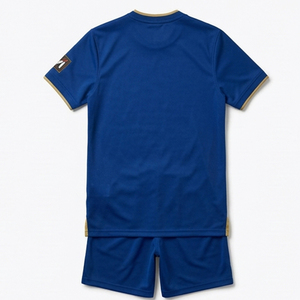 Ensemble maillot et short de football sublimé durable, design personnalisé, sublimation intégrale, pour équipes de lycée - Product Image 3