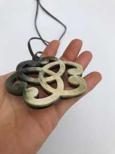 Collier de mariage fait main en cristal véritable, thème Amour, pendentif corne ethnique vintage, bijoux pour hommes et femmes, artisanat naturel MN EXPORTS - Product Image 2
