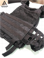 Gilet de poitrine robuste Aiffran, ajustable, multi-poches, pour activités de plein air