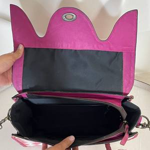 Bolso Tote de Cuero Hecho a Mano, Diseño a Cuadros Rosa y Blanco, Elegante Bolso de Mano para Mujer, Bolso Bandolera, Bolso de Viaje, Bolso de Trabajo - Product Image 6