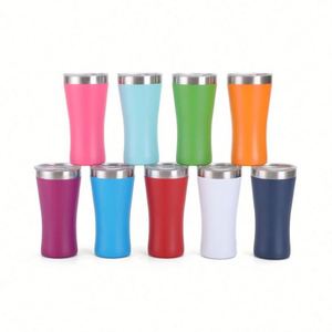 160ml 304 Stainless Steel Waist-Design Vacuum Insulated Tumbler Portable Car Cup for <b>Office</b> & <b>Gift</b> Use - Product Image 1