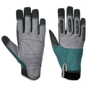 Gants de sécurité pour mécaniciens Amara en cuir synthétique renforcé, résistants aux coupures, antidérapants, durables, haute performance, résistants aux chocs - Product Image 3