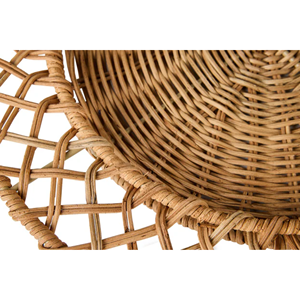 Mantel individual rústico de ratán natural tejido, platos base de mimbre artesanales de Vietnam, decoración de mesa de lujo sostenible - Product Image 5