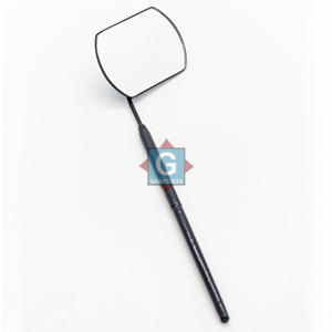 Miroir à cils portable en acier inoxydable noir pour extensions de cils, instruments de beauté - Product Image 1