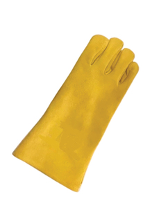 Guantes de Soldadura de Cuero Resistentes Holy Signs International, Forro de Algodón, Resistentes al Calor, Aplicación TIG, Palma Reforzada, Largos - Product Image 3