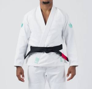 Tenue d'arts martiaux à prix raisonnable, uniforme sur mesure OEM, Gi de Jiu-Jitsu pour adultes, en coton pakistanais extensible 460g - Product Image 2