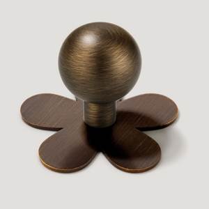 Round Knob with Swallowtail Backplate Antique Brass Cabinet <b>Drawer</b> Furniture <b>Vintage</b> Style Decorative Knobs For Home Accessories - Product Image 5