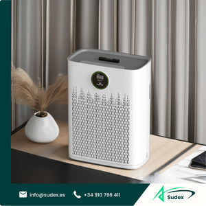 Purificador de Aire Inteligente Sudex ZY3800 con Filtro HEPA, Diseño de Gato Adorable, Silencioso y Portátil, para Uso Doméstico con Mascotas - Product Image 1