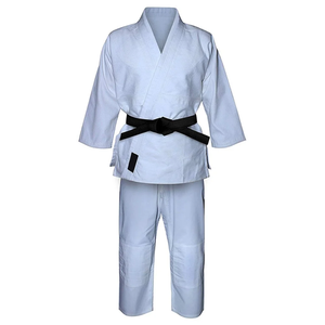 Kimono de Artes Marciales de Poliéster de Alta Calidad con Logotipo Personalizado, Nuevo Diseño de Moda, Unisex, Informal, Transpirable, Sólido, 320g - Product Image 1