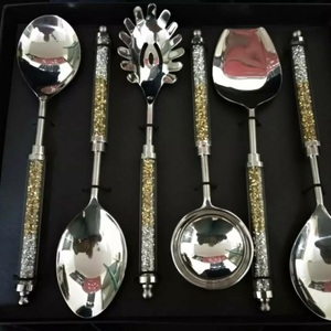 <b>Tabletop</b> Decorative Food Flatware Set Cutlery Set Spoons & Fork Set Kitchen Utensils Hotels and Restaurants Catering Use - Product Image 6