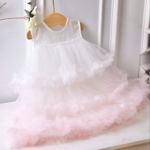 Robe moulante plissée à bretelles pour enfants, écologique, ODM, plusieurs options de couleurs, 1 à 12 ans - Product Image 1