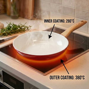 Innovative Non Stick Cooking Set Designed With Marble Stone Coating Multipurpose <b>Pots</b> And Pans Tempered Glass Covers - Product Image 3