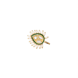 Kundan Nose Clip-Fashion Body Jewelry - Product Image 2