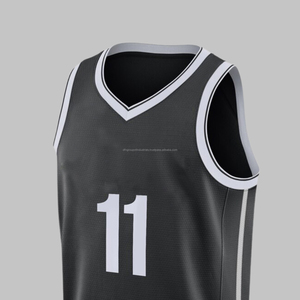 Diseño de camiseta de baloncesto de combinación de colores OEM personalizado de alta calidad para hombres - Product Image 6