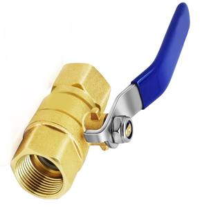 Vanne à boisseau sphérique en laiton de 1 pouce de qualité supérieure C Way, raccord femelle, haute température, PTFE, manuelle, OEM pour l'industrie maritime - Product Image 2