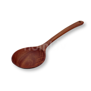 OEM Natural Eco Friendly Godiva Size S Teak Wood Ladle Sustainable Food Safe No <b>Paint</b> Halal Customized Wooden Soup Spoon - Product Image 3