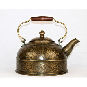 Trending 2026 Metal Tea Kettle With <b>Lid</b> And Braided Handle Black Hammered Finish Handmade Tea <b>Pot</b> On Sale - Product Image 5