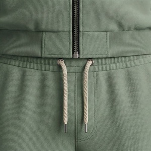 Men's Solid Color <b>Track</b> <b>Jacket</b> With Zipper Stand Collar Full Sleeve Casual Breathable Autumn Wear Regular Fit Midweight - Product Image 5