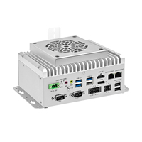 Mini PC CWWK 8265U sin ventilador J6412 2 x RS232/RS485/RS422 COM 2 x Gigabit LAN GPIO 4USB3.2 Riel DIN i3 i5 i7 Ordenador Industrial