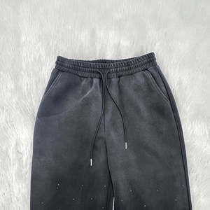 Adjustable Drawstring Men Rhinestone Tracksuit New Style Casual Wear Custom Design <b>Zip</b> <b>Up</b> durable soft Men Rhinestone Tracksuit - Product Image 2