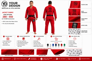 Uniforme de BJJ Personalizado para Hombre, 100% Algodón, Tejido Perlado, Kimono de Entrenamiento, Impresión por Transferencia de Calor, OEM ODM, Ropa de Artes Marciales, Jiu Jitsu - Product Image 5