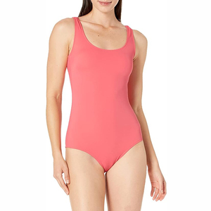 New Design Sexy Women One-Piece Swimsuit Eco-Friendly <b>Thong</b> Bottom <b>Beach</b> Wear Breathable Quick Dry Custom Logo Front OEM Service - Product Image 1