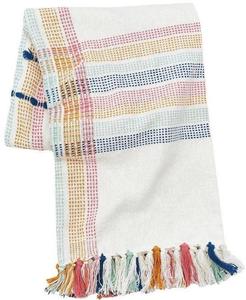 <b>Throw</b> Blanket 100%Cotton Soft and Warm Solid Slub <b>Throw</b> Blanket Collection Cotton Blanket - Product Image 5