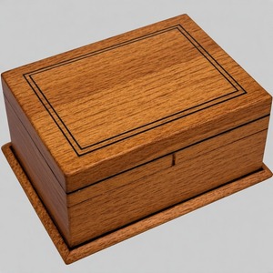 Étui à cigares de luxe en bois massif, conçu pour des collections exclusives, offrant une structure robuste et une apparence élégante - Product Image 1