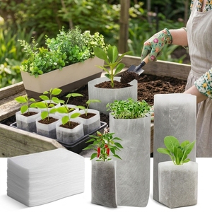 Seedling Plant Grow Bags Non-woven Nursery Fabric Seeding Grow Bags for Plants Home Garden Overseas Exim Tamil Nadu India - Product Image 5