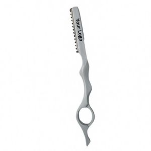 Custom Logo Stainless Steel Texture Styling Razor Light Weight Smooth Work | Hair Thinning & Texturizing Tool - Product Image 5