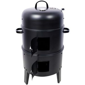 Griglia Affumicatrice Verticale Portatile Nera da 16 Pollici per Barbecue all'Aperto e in Campeggio, per Cucinare Facilmente - Product Image 4