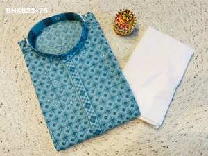 ชุดคุรตะและกางเกงขายาวผ้าเรยอนและผ้าฝ้ายคุณภาพดี ตกแต่งด้วยงานปัก จากผู้ผลิตในอินเดีย ราคาขายส่ง - Product Image 4