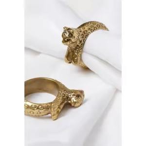 Anneau de serviette en métal de qualité supérieure pour la présentation de table en restaurant, la décoration de repas, les événements de mariage et les banquets - Product Image 4