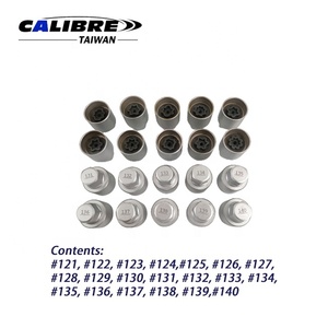 Đài Loan Calibre 20PC Chống Trộm Vít Bánh Xe Khóa Lug Nut Loại Bỏ Ổ Cắm Chìa Khóa Thiết Lập Cho GM Vauxhall Từ #121 #140 Tự Động Sửa Chữa Công Cụ - Product Image 3