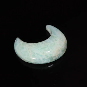 Collar con Colgante de Luna Creciente de Piedras Preciosas Naturales Multicolores, Joyería de Cristal Curativa - Product Image 3