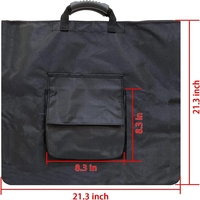 Sac de transport pour support de toile de fond en tube carré, sac de base pour support de toile de fond, sac pour poteaux, en tissu durable et écologique pour support de toile de fond en tube carré