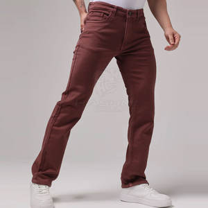 Jean moderne décontracté extensible pour homme, tissu confortable conçu pour toutes les saisons, avec un look élégant et épuré - Product Image 4