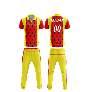 Nuevos Uniformes de Cricket Económicos para Hombre con Logotipo Digital Personalizado, Nombre del Equipo y Número, Secado Rápido, Ligeros y Transpirables - Product Image 1