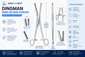 Juego de Instrumentos Quirúrgicos Ortopédicos Manuales Charnley Ring Curette - Product Image 5