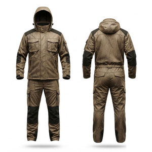 Veste et pantalon de chasse d'hiver imperméables et légers pour hommes, respirants, résistants au vent, équipement de protection pour la randonnée en plein air - Product Image 1